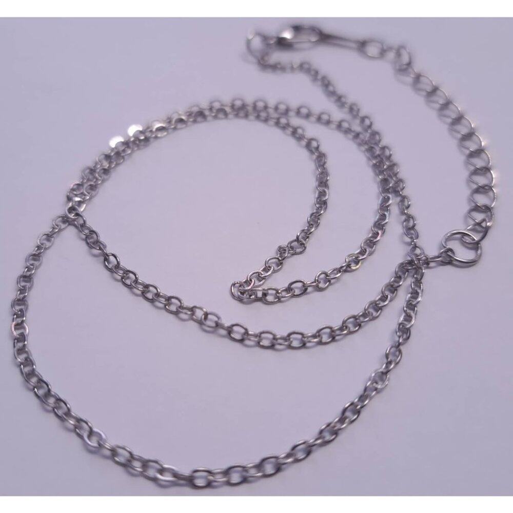 18kgp‎ Gold Plated 16-18 in Alternate O Link Chain Necklace New 1/16th" Lobster